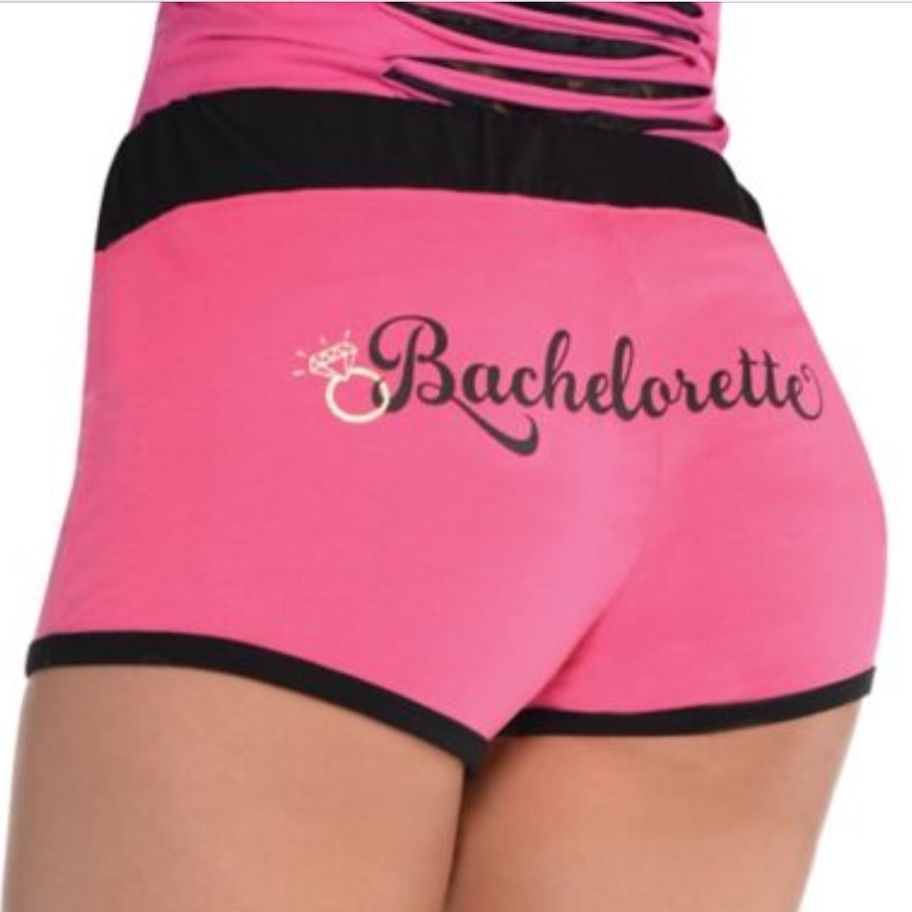 Sassy Bride Bridal Party Bachelorette Pink Novelty Boyshorts Hot Short Shorts